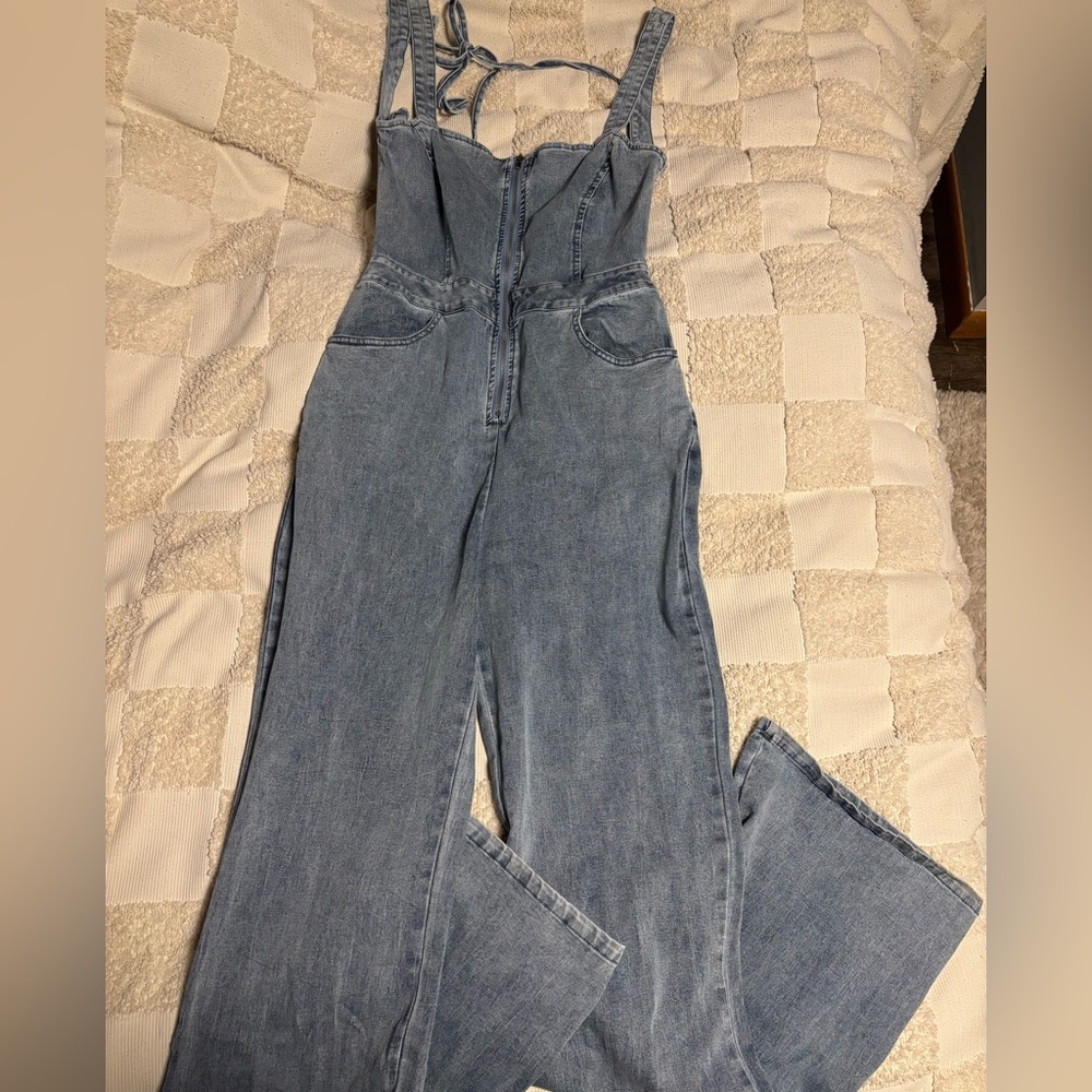 Lulu's Blue Denim Overalls